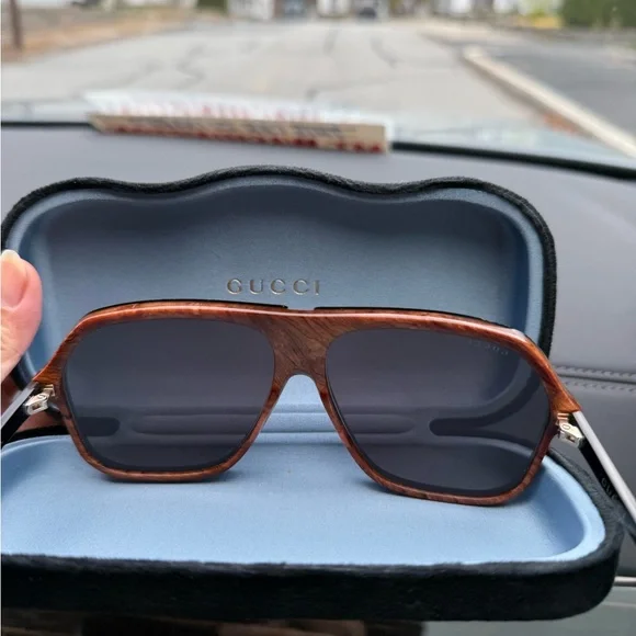 Gucci Aviator Sunglasses for Men XL - Picture 7 of 9